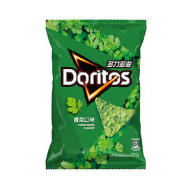 台湾限定 ドリトス パクチー（コリアンダー）味 トルティーヤチップス｜多力多滋 香菜口味玉米片 102g