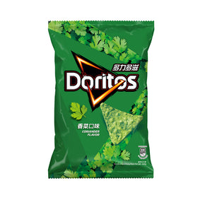 台湾限定 ドリトス パクチー（コリアンダー）味 トルティーヤチップス｜多力多滋 香菜口味玉米片 102g