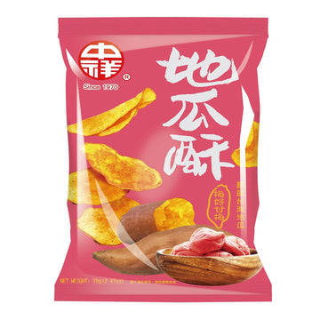 中祥 さつまいもチップス 梅風味｜中祥 地瓜酥 梅好甘梅 70g