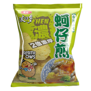 華元波的多 蚵仔煎｜牡蠣オムレツ味 ポテトチップス 59.5g