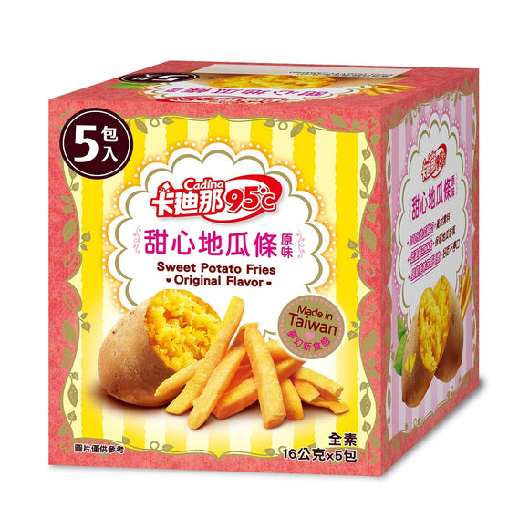 台湾 カディナ Cardina 95℃ スイートポテトスティック プレーン｜卡迪那95℃ 甜心地瓜條 原味 80g