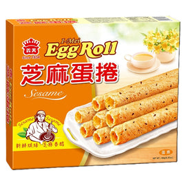 義美IMEI エッグロール ゴマ入り｜義美 蛋捲 芝麻｜3本/パック・4パック入｜180g