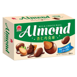 義美 アーモンドチョコボール｜義美杏仁巧克球｜111g（37g/袋、3袋入）