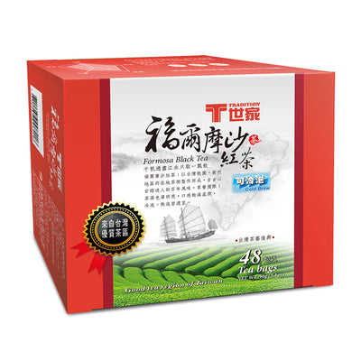 T世家 フォルモサ（台湾）紅茶 48バッグ入（2g/バッグ）｜T世家 福爾摩沙紅茶｜個包装