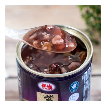 〈6缶セット〉泰山 黒米ハトムギ あま粥 ｜泰山 養生珍饌 紫米薏仁 255g/缶 x6缶