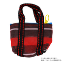 ミニ漁師網バッグ コインケース（小銭入れ﻿）ボーダー柄（ブラック・レッド・ホワイト）｜迷你茄芷袋零錢包 黑紅白線條款（本体・ファスナーの色はランダム出荷）※ご購入の場合、色の原因で返品・交換は対応不可