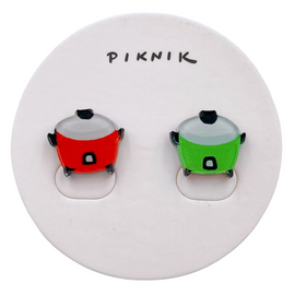 日日野餐 PIKNIK ピンバッジ 電鍋｜日日野餐 PIKNIK 別針（徽章） 台灣文化系列 紅綠電鍋