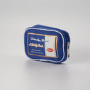 レトロ可愛い 台湾 利百代 スタンプ台柄 ポーチ（コインケース）カラー：青・赤・黒｜利百代 印台零錢包（藍・紅・黑）