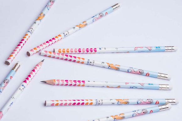 レトロ可愛い 台湾 利百代 天使印 香り付き鉛筆｜利百代小天使香水鉛筆｜硬度：2B