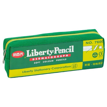レトロ可愛い 台湾 利百代 7600油性クレヨン パッケージデザイン柄 ペンケース｜利百代 7600紙捲油蠟筆 筆袋