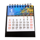 〈数量限定〉2026年 台湾ミニ卓上カレンダー 台湾景色｜台灣風景迷你三角桌曆 台灣製