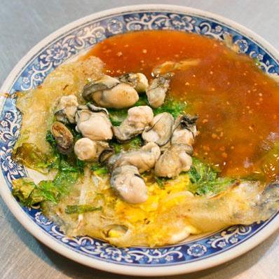 台湾レトロキーホルダー 蚵仔煎（オアチェン・台湾牡蠣オムレツ） ミニチュア｜台灣懷舊復古鑰匙圈 蚵仔煎 鑰匙圈