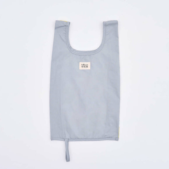 印花楽 折りたたみエコバッグ レトロ窓ガラス柄17号 ライラックパープル｜可收捲小背心袋 玻璃海棠17號 丁香紫