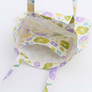 印花楽 角丸トートバッグ レトロ窓ガラス柄17号 ライラックパープル｜圓角方形購物袋 玻璃海棠17號 丁香紫