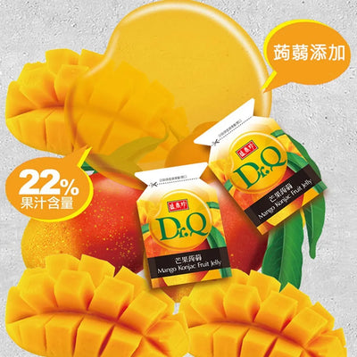 盛香珍 Dr.Q 蒟蒻ゼリー マンゴー風味｜Dr.Q芒果蒟蒻 265g（約12-14個入/パック）