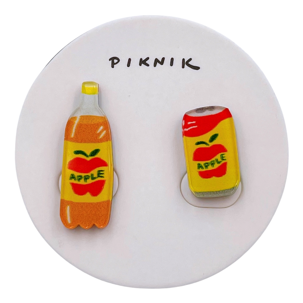 日日野餐 PIKNIK ピアス／イヤリング アップルサイダー｜日日野餐 PIKNIK 耳環／耳夾 台灣文化系列 蘋果西打組合