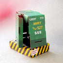 ミニチュア台湾変電箱型 貯金箱（ブルー／グリーン）｜微縮變現箱存錢筒（變電箱存錢筒）（風景藍／經典綠）