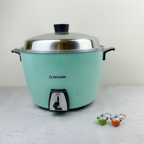 台湾レトロキーホルダー ミニ電鍋 ミニチュア（レッド／グリーン）｜台灣懷舊復古鑰匙圈 迷你電鍋（紅／綠）台湾レトロキーホルダー ミニ電鍋 ミニチュア（レッド）｜台灣懷舊復古鑰匙圈 迷你電鍋（紅）