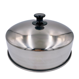 電鍋用ステンレス製 中低蓋 Lサイズ｜加高電鍋蓋 中低蓋 (10/11人前・Lサイズ適合)