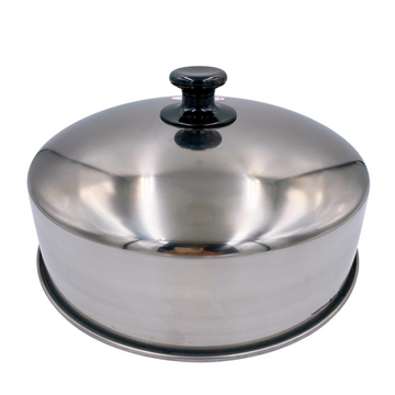 電鍋用ステンレス製 中低蓋 Lサイズ｜加高電鍋蓋 中低蓋 (10/11人前・Lサイズ適合)