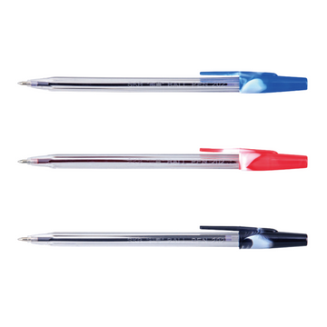 レトロ可愛い！台湾SKB オフィスボールペン SB-202｜復古懷舊 SKB秘書型原子筆｜カラー：ブラック、レッド、ブルー