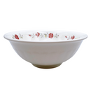 レトロ可愛い 大同磁器 バラ柄 魯肉飯・鶏肉飯用ボウル 飯碗（大きめ） 直径15.3cm｜大同磁器 5吋 生意碗 天井深碗（玫瑰花）