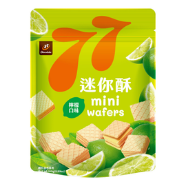 77 ミニウエハース レモン味｜77迷你酥 檸檬口味 100g
