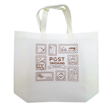 〈数量限定〉中華郵政（台湾郵便局） 台中郵便局限定 ポーポーちゃん プラスチック手提げバッグ｜中華郵政 台中郵局限定 波波鴿 塑膠手提袋