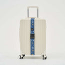 印花楽 スーツケースベルト 台湾グルメ ディープブルーグリーン｜行李束帶 台灣美食 深藍綠