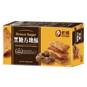 老楊 T.K FOOD 台湾クッキー 黒糖風味｜老楊 黑糖方塊酥 120g