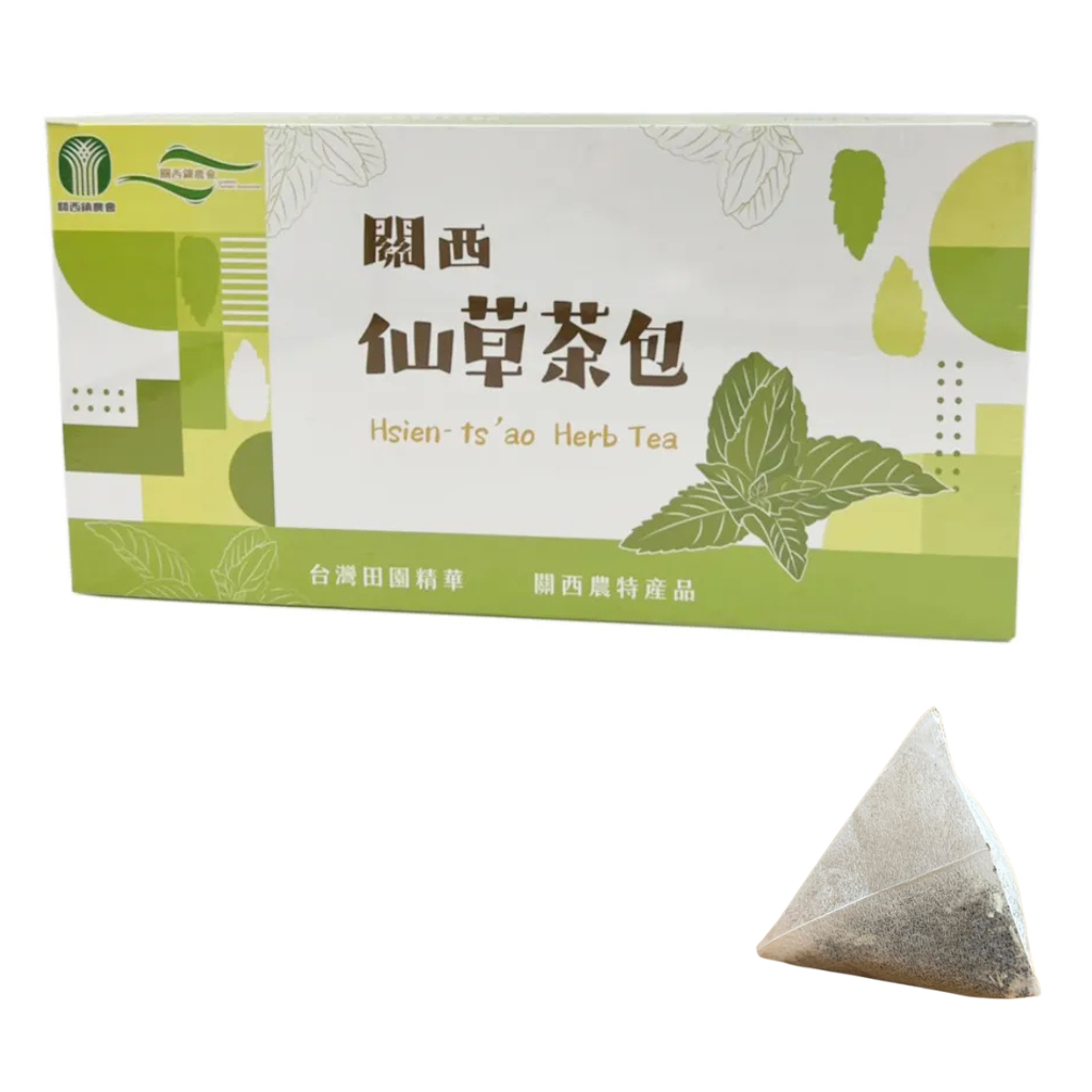 新竹名物 関西農協 仙草茶（シエンツァオ）ティーパック｜關西鎮農會 仙草茶包｜270g｜90バッグ/箱（30バッグ×3パック）