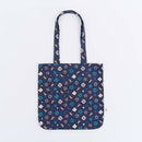 印花楽 角丸トートバッグ クラシック柄 落ち着きブルー｜圓角方形購物袋 經典花色 沉穩藍