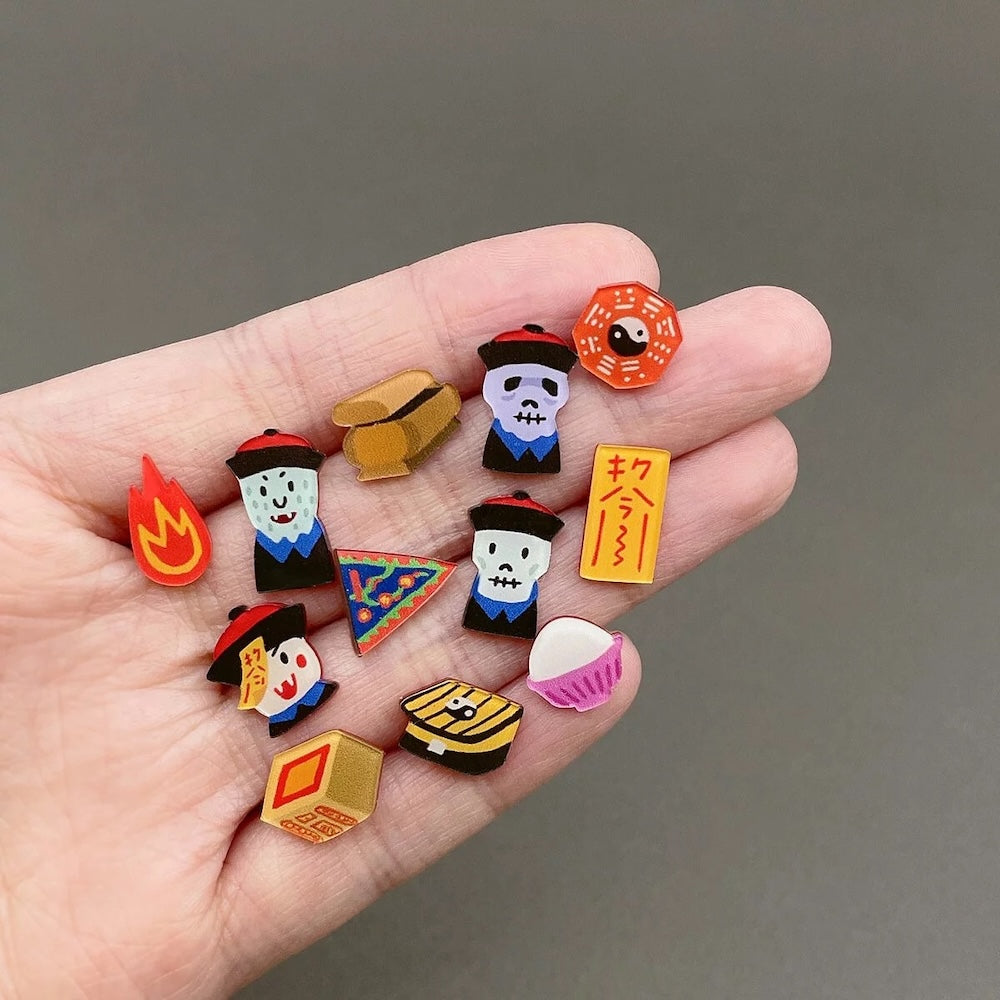 日日野餐 PIKNIK ピアス／イヤリング キョンシー＋旗｜日日野餐 PIKNIK