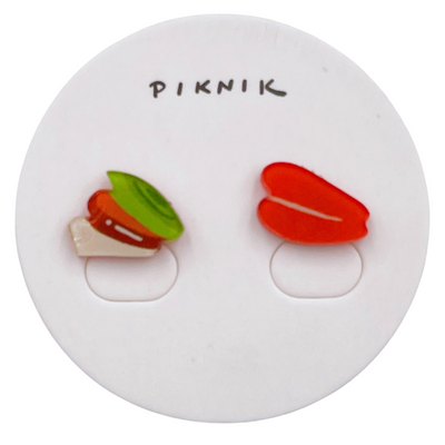 日日野餐 PIKNIK ピアス／イヤリング からすみ｜日日野餐 PIKNIK 耳環／耳夾 台灣文化系列 烏魚子組合