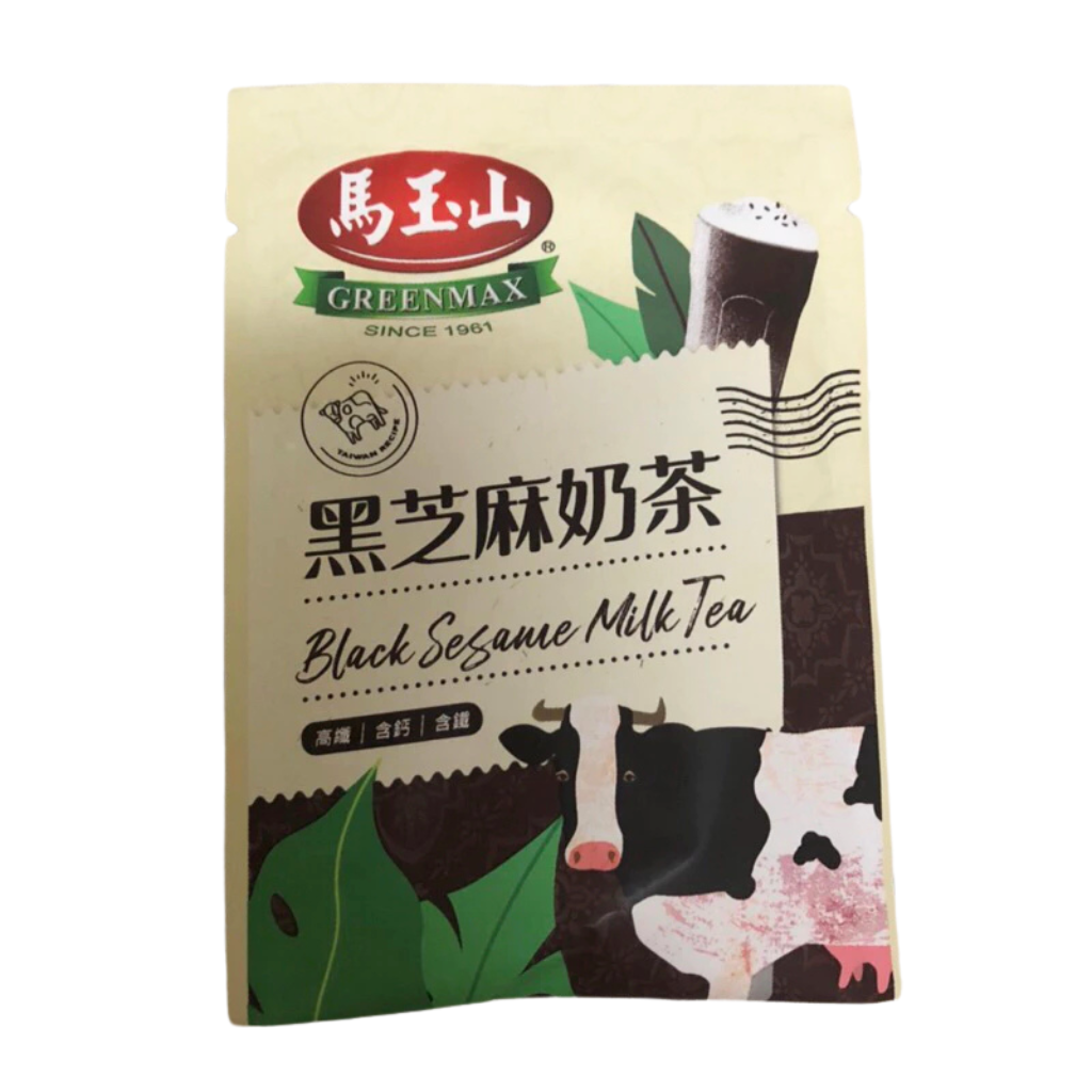 馬玉山 黒ごまミルクティー｜馬玉山 黑芝麻奶茶 240g（1パック20g × 12パック入）