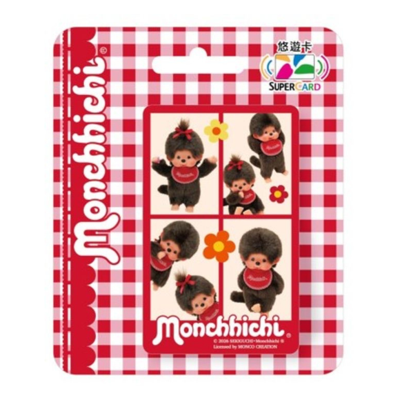 数量限定 レア台湾交通系ICカード モンチッチ 4コマフォト SuperCard 悠遊カード（ユーユーカード）｜Monchhichi SuperCard悠遊卡 四格照片
