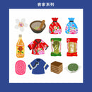 日日野餐 PIKNIK ピンバッジ 客家花布の巾着袋｜日日野餐 PIKNIK 別針（徽章） 客家文化系列 客家花布小錦囊福袋-6