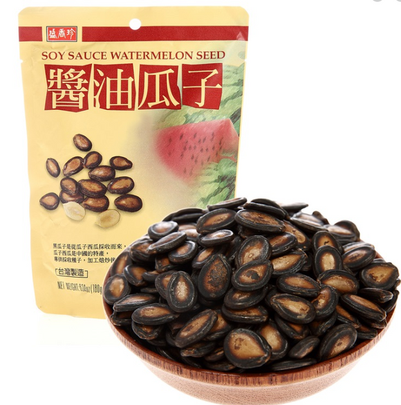 盛香珍 スイカの種 しょうゆ風味（醤油味）｜盛香珍 醬油瓜子 180g