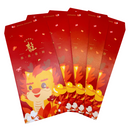 ご祝儀袋 お年玉袋 紅包 ホンバオ 龍（竜・辰）｜龍年 紅包袋 5入/パック