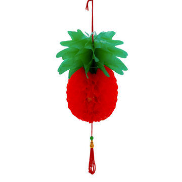 台湾吊るし飾り（パイナップル）ミニサイズ｜台灣開幕鳳梨彩球 迷你版
