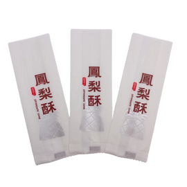 台湾 パイナップルケーキ専用 ラッピング袋 10枚セット｜台灣 鳳梨酥袋（鳳梨酥・中英文） 10個入