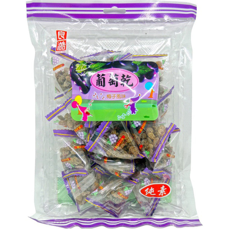 良澔 うめ味レーズン｜良澔 梅子風味葡萄乾 250g（個包装）