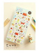 RIRIKOKO 台湾食品テーマ 透明ステッカー （台湾製）｜哩哩扣扣 好煮藝 透明手帳貼紙