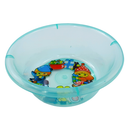 台湾製 レトロ 昔懐かしイラスト柄 透明湯おけ（湖水グリーン・ピンク・ライトブルー）｜台灣製 古早味印花透明浴盆 卡通圖案 （顏色：湖水綠・粉紅・水藍）