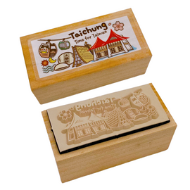 台湾 台中 はんこ（ラバースタンプ・ゴム印）｜台灣特色印章（台中）