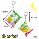 早安沒事幹 一夜で開運・キャンディ風キーホルダー｜一夕致富，甜甜糖果包鑰匙圈