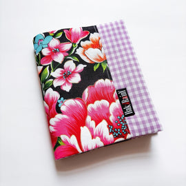 Hakka Rainy 客家花布 ブックカバー（A6サイズ・文庫判）｜客家花布書衣（書套）｜台湾花布