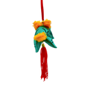 レトロ 虎の吊るし飾り（緑）｜復古懷舊老虎掛飾（綠）