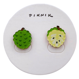 日日野餐 PIKNIK ピアス／イヤリング 台湾バンレイシ｜日日野餐 PIKNIK 耳環／耳夾 台灣水果系列 釋迦