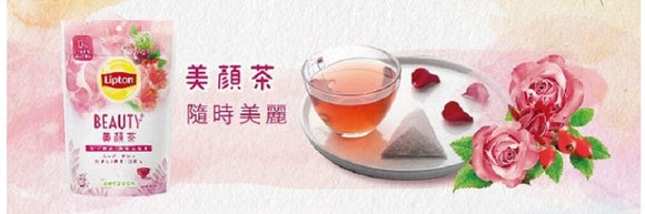 台湾リプトン ハーブティー 美顔茶 三角ティーバッグ 32.5g｜立頓花草茶 美顏茶 ｜13バッグ入（2.5g/バッグ）